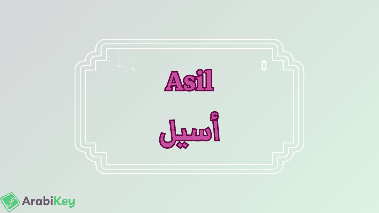 meaning of Asil